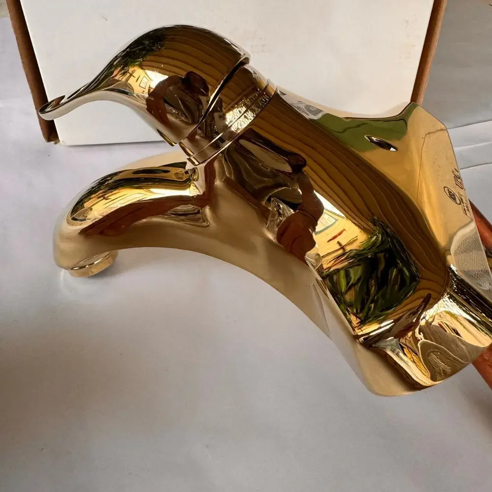 Oakbrook Collection Single Handle Bathroom Faucet Brass New Open Box